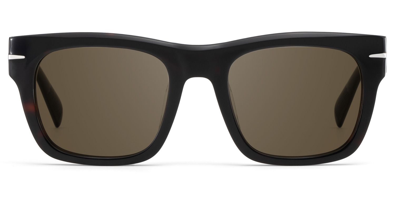 Renzo Tortoise Rectangle Polarized Sunglasses for Driving | ZEELOOL0