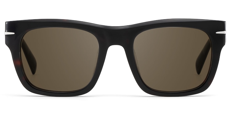 Renzo Rectangle Tortoise Polarized Sunglasses