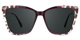 Awilda Cateye Purple Glasses0