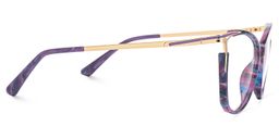 Yomary Purple-Tortoise Cat eye Glasses2