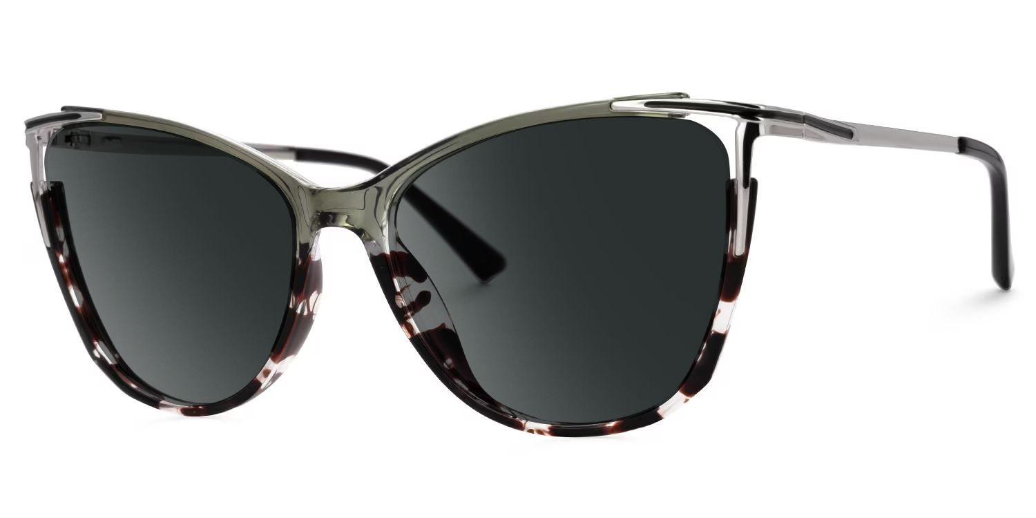 Yomary Cat Eye Two-Tone Sunglasses for Women & Men | ZEELOOL1
