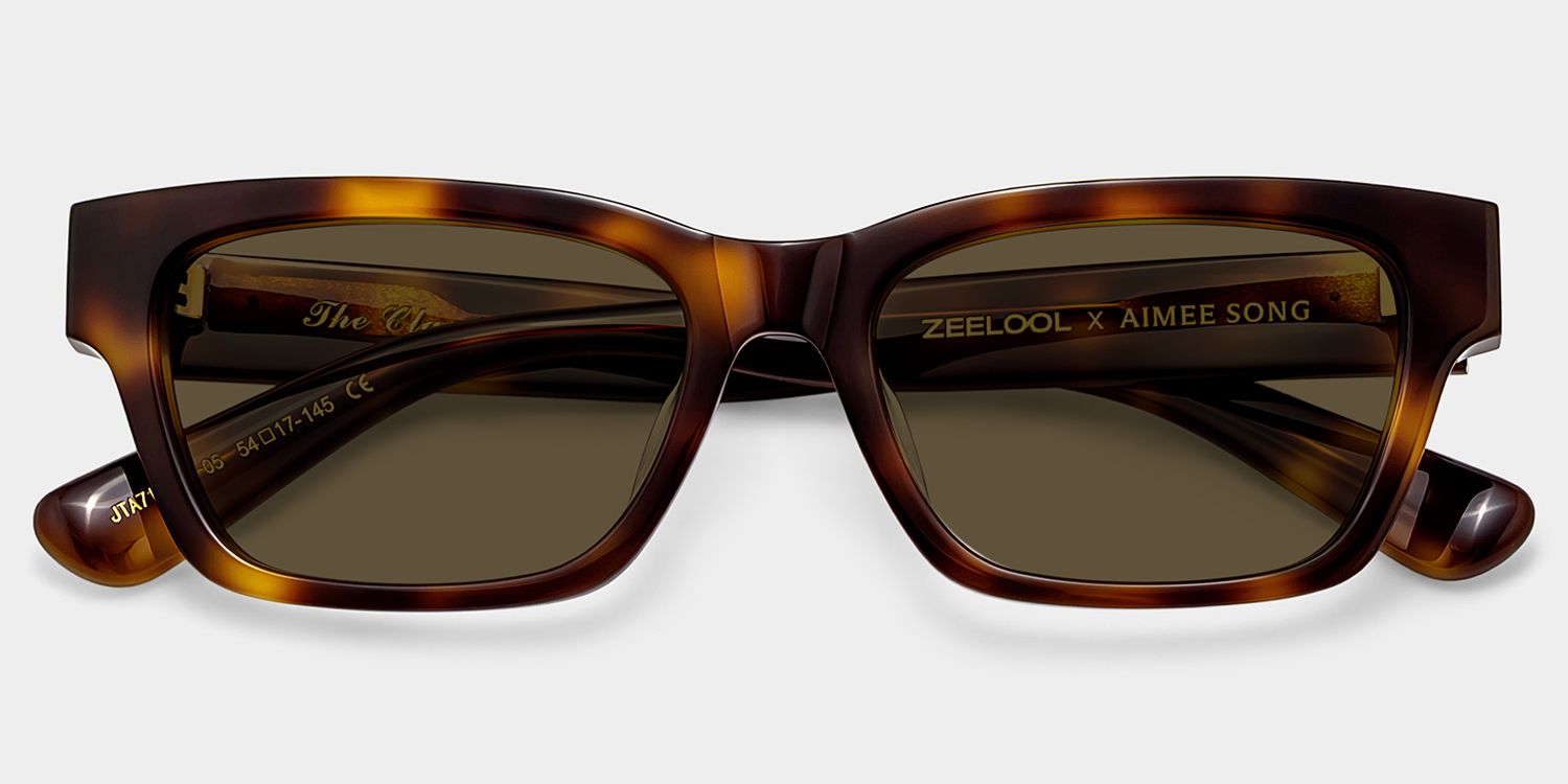 ZEELOOL x Aimee Song The Classic Tortoise Sunglasses2