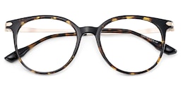 Mila Round Tortoise Glasses2