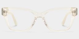 Miranda Clear Yellow Cat eye Glasses0