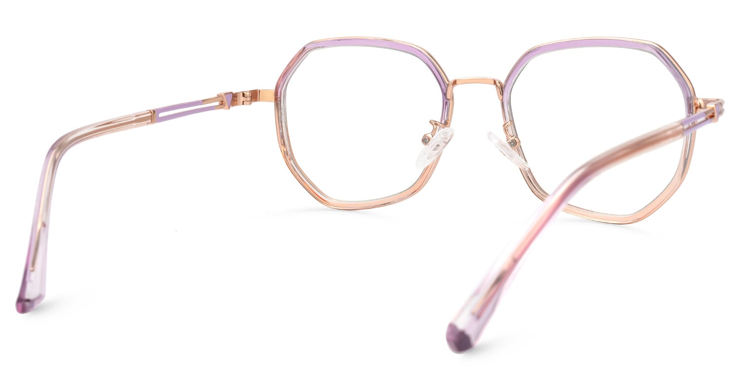 Frazier Two-Tone Geometric Glasses | Zeelool