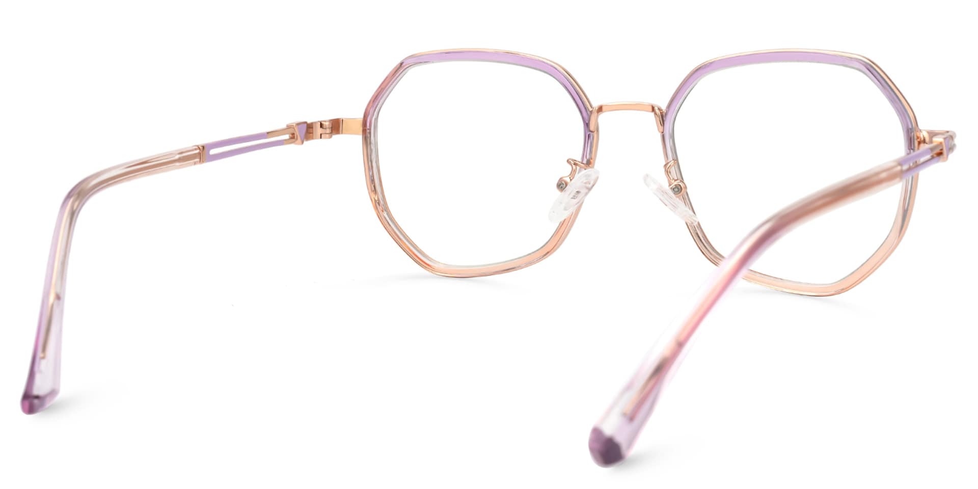 Frazier Two-Tone Geometric Glasses | Zeelool3