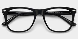 Atlas Black Rectangle Glasses2