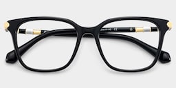 Delilah Square Black Glasses6