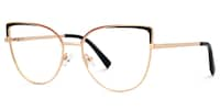 Harold Cateye Two-Tone Glasses1