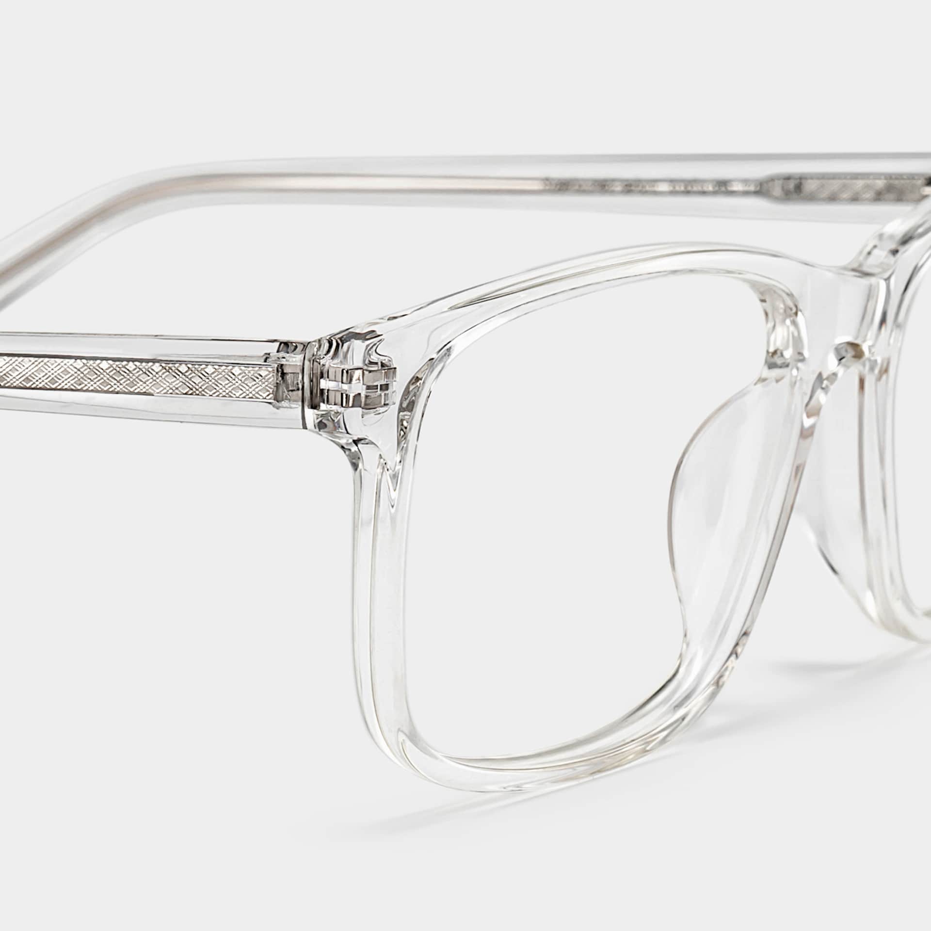 Rectangle Crystal Glasses | Zeelool Glasses4