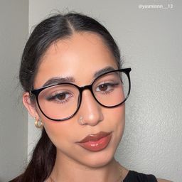 Chanty Round Black Glasses5