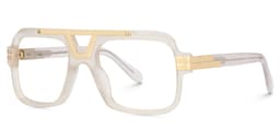 Croswell Aviator White Glasses1