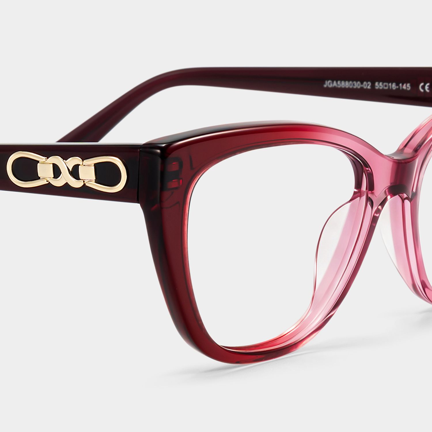 Isadora Red Cat-Eye Glasses | ZEELOOL5