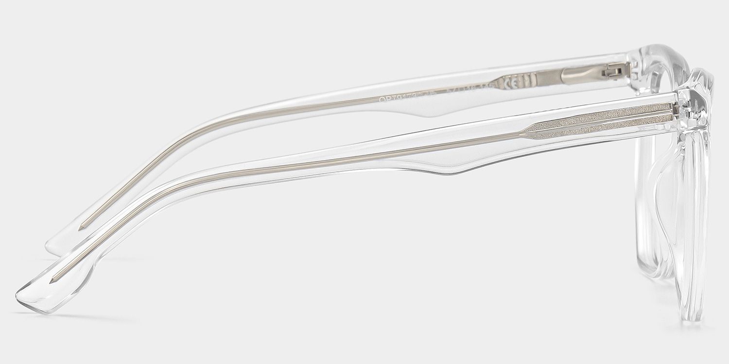 Libby Geometric Clear Eyeglass Frames for Women and Men | ZEELOOL3