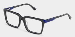 Troy Rectangle Dark Gray Glasses3