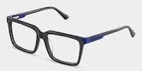Troy Rectangle Dark Gray Glasses3