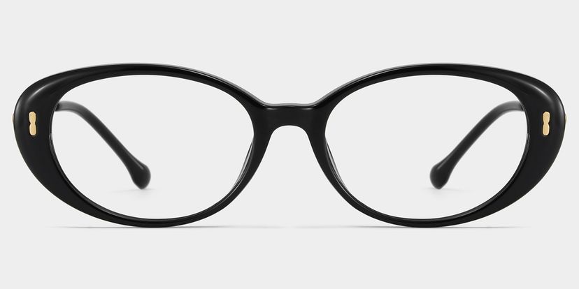 Blaire Oval Black Glasses