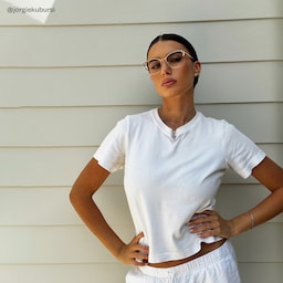 Mariana Rectangle Pink Glasses7