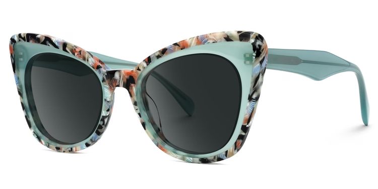 Dunkley Cateye Green Glasses