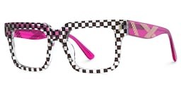 Thomason Rectangle Black Crystal Glasses2