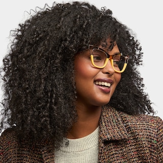 Rhoden Cateye Yellow Glasses1