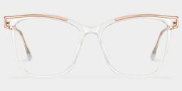 Krystle Square Clear Glasses3