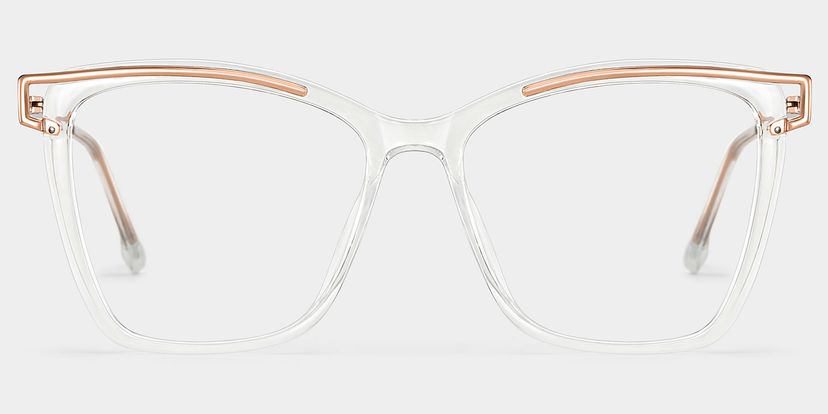 Krystle Clear Square Glasses