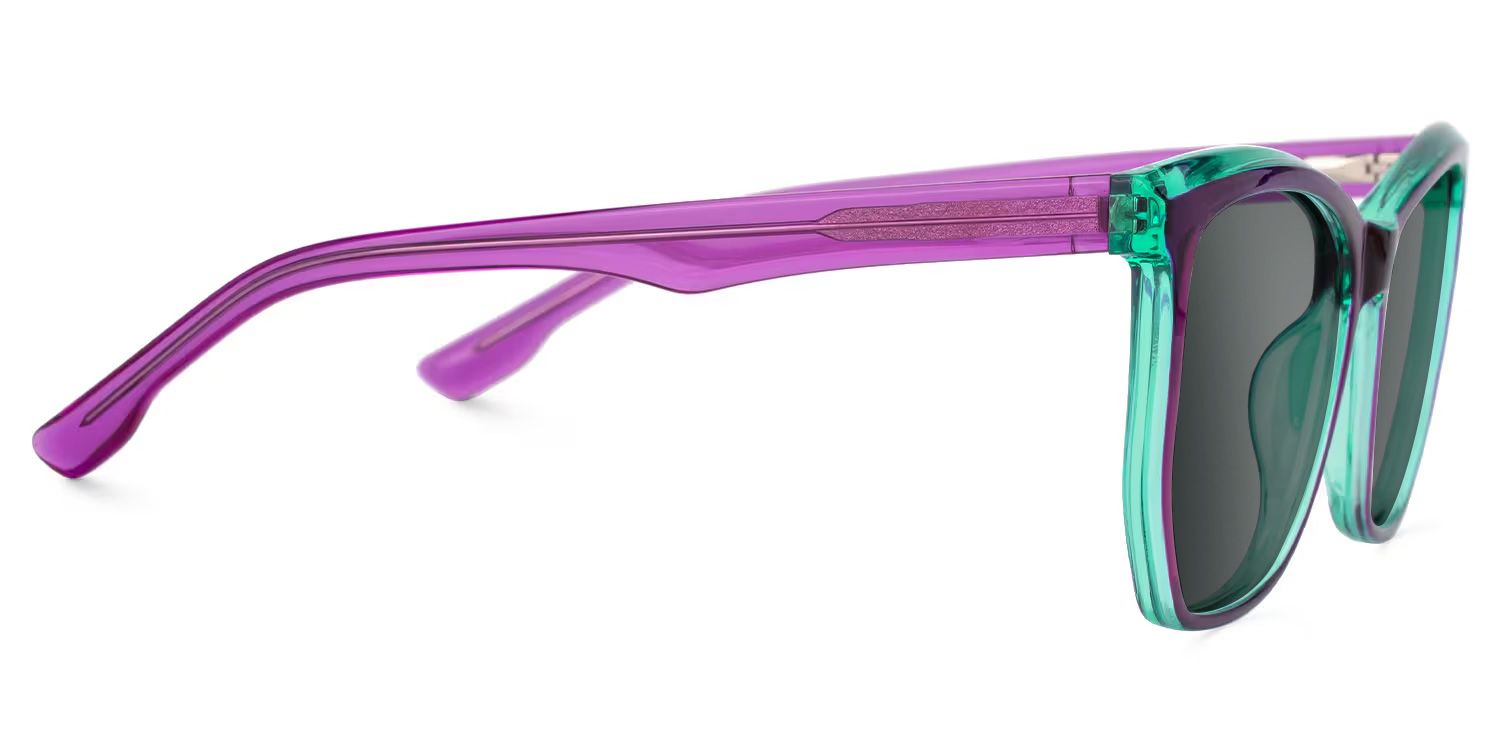Geometric Libby Purple Sunglasses deals -Zeelool Glasses2