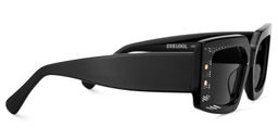 Jonas Rectangle Black Sunglasses3