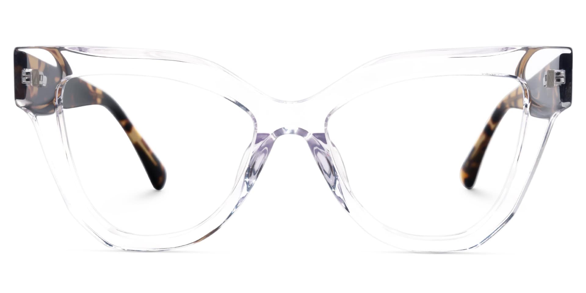 Shaka Cateye Clear Frame Glasses | Zeelool Optical0