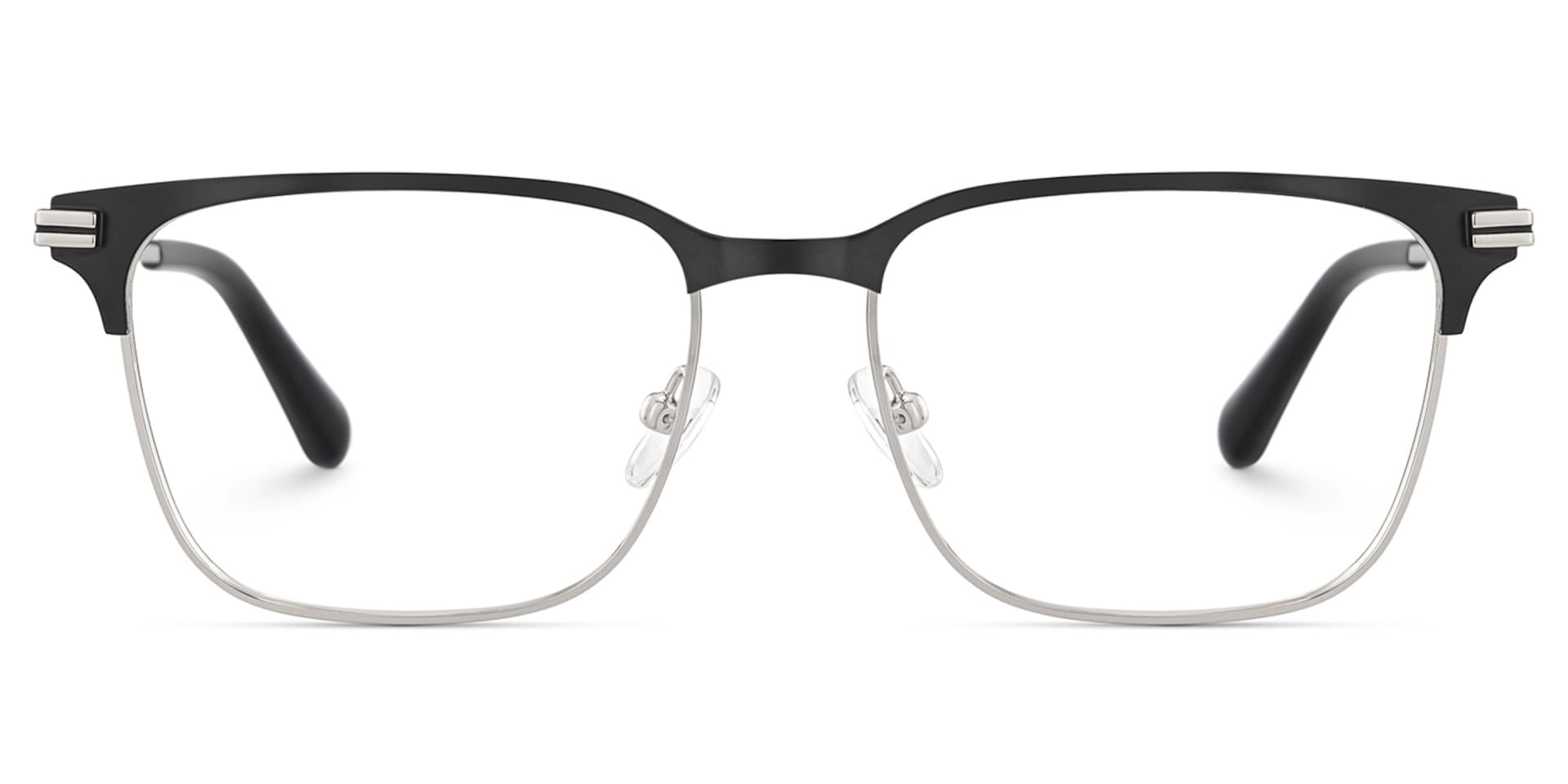 Marshall Gray Rectangle Prescription Glasses | Zeelool1