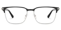 Marshall Rectangle Grey Silver Glasses1
