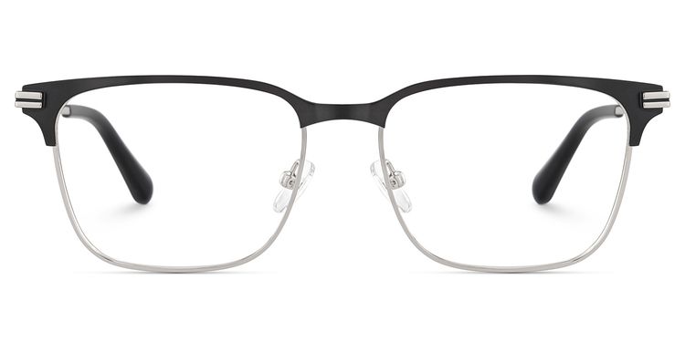 Marshall Rectangle Grey Silver Glasses