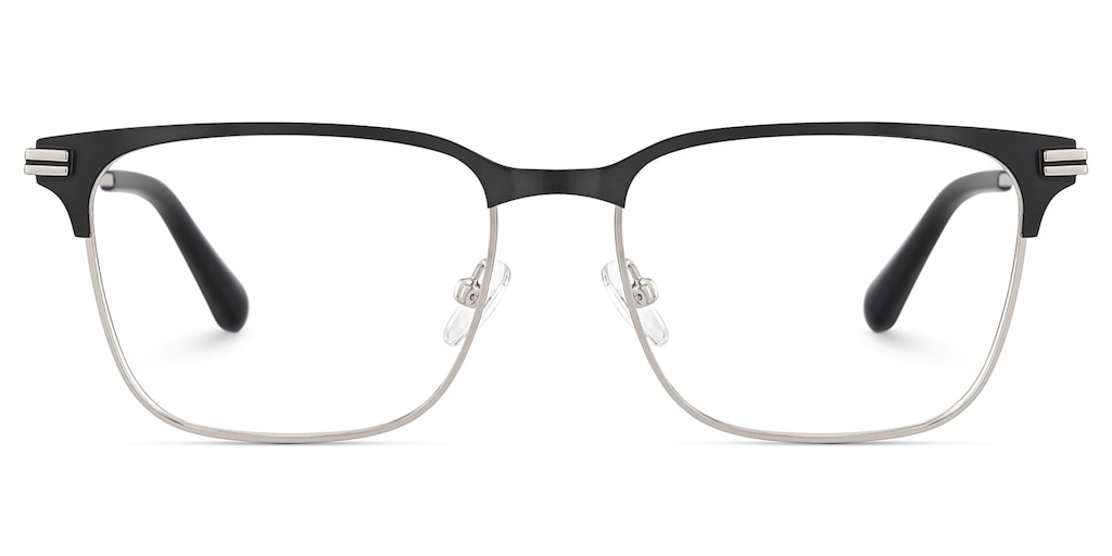 Marshall Rectangle Grey Silver Glasses