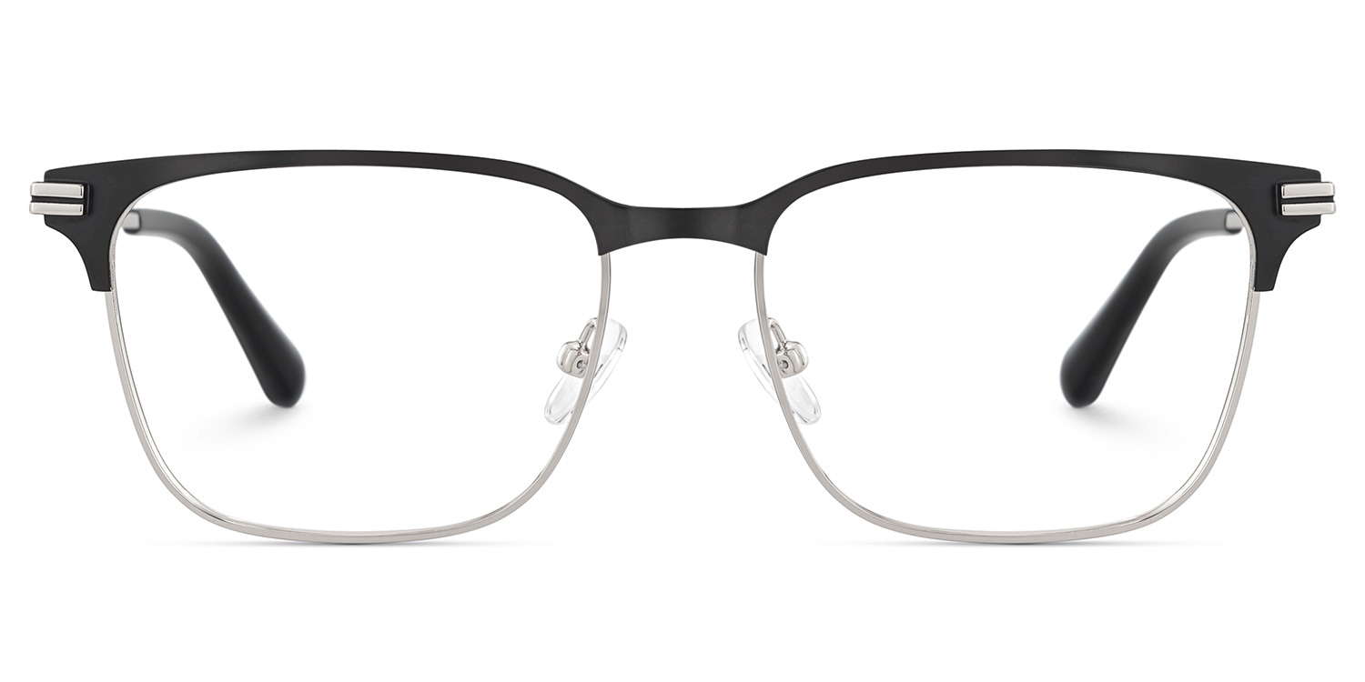 Marshall Rectangle Grey Silver Glasses