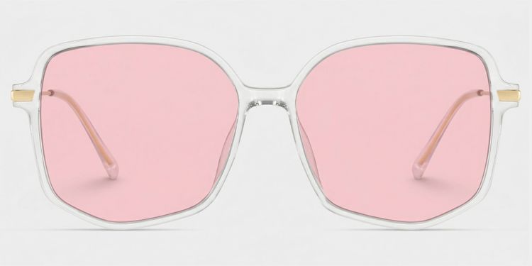 Payton Geometric Clear Glasses