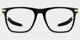 Stable Rectangle Black Glasses4