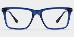 Harper Rectangle Blue Glasses1
