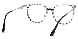 Chanty Round Black-Clear Glasses3
