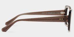 Leona Rectangle Brown Glasses4