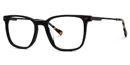 Dirrib Rectangle Black Glasses1
