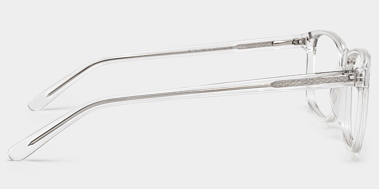 Connie Rectangle Clear Frame Glasses for Women and Men | ZEELOOL4