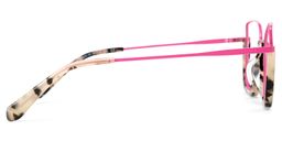 Coleman Pink Tortoise Square Glasses4