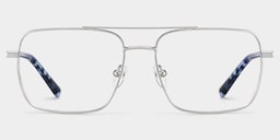Iris Aviator Silver Glasses2