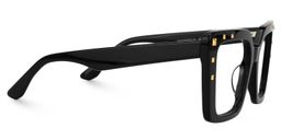 Jeanell Square Black Glasses2