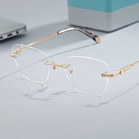 Seth Rectangle Gold Glasses1