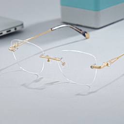 Seth Rectangle Gold Glasses1