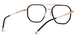 Bethany Aviator Black Glasses3