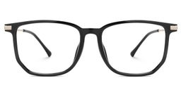 Fezell Square Black Glasses2