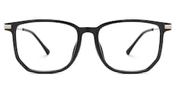 Fezell Square Black Glasses2